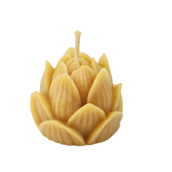 Kwiat Lotosu świeca z naturalnego pszczelego wosku